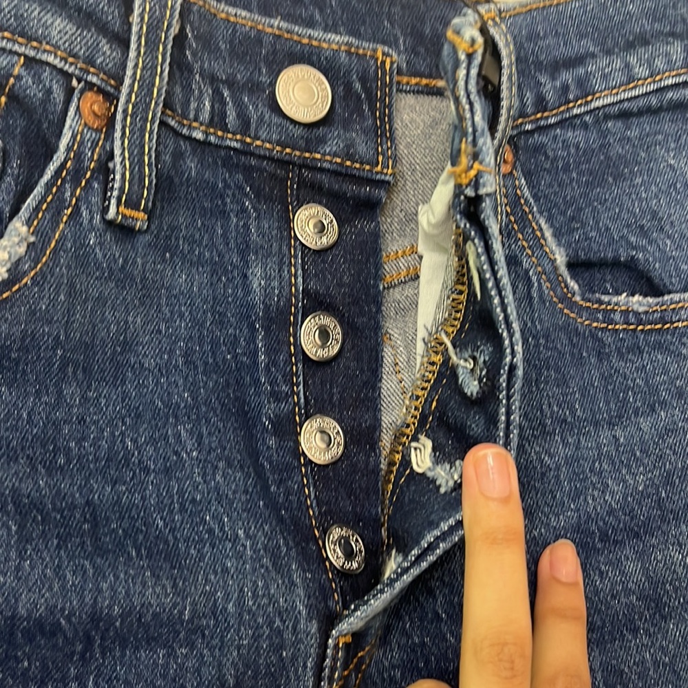 NWT Levi's 501 High Rise Skinny Jeans - Picture 7 of 12